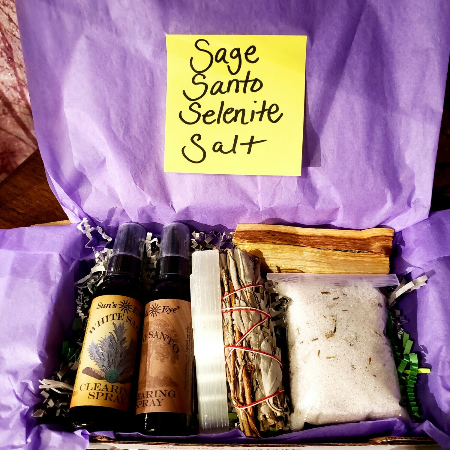 The 4s' Smudging Crystal Care Package The 4s' Smudging Crystal Care Package