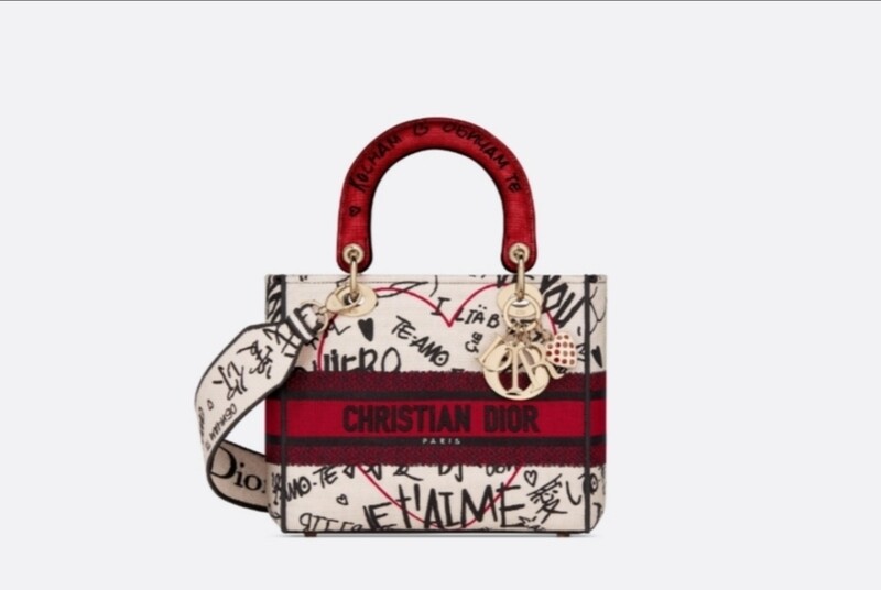 SAC LADY D-LITE MEDIUM DIORAMOUR