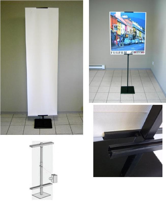 Steel Banner Stand- STAND ONLY
