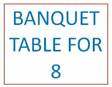 2023 BANQUET TABLE FOR 8