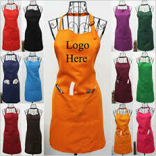 Custom Bright Color(s) Full Length Bib Apron with Pockets 
34&quot; x 32&quot; W