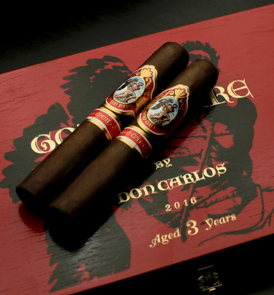 GOD OF FIRE DON CARLOS ROBUSTO (5.2x50) BOX OF 10