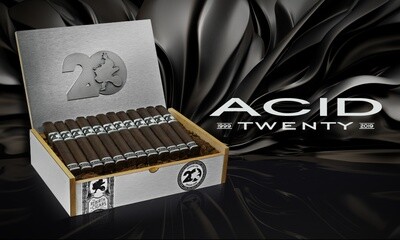 ACID Cigars - 20th Anniversary Robusto Box Pressed - Box of 24 (5x50)