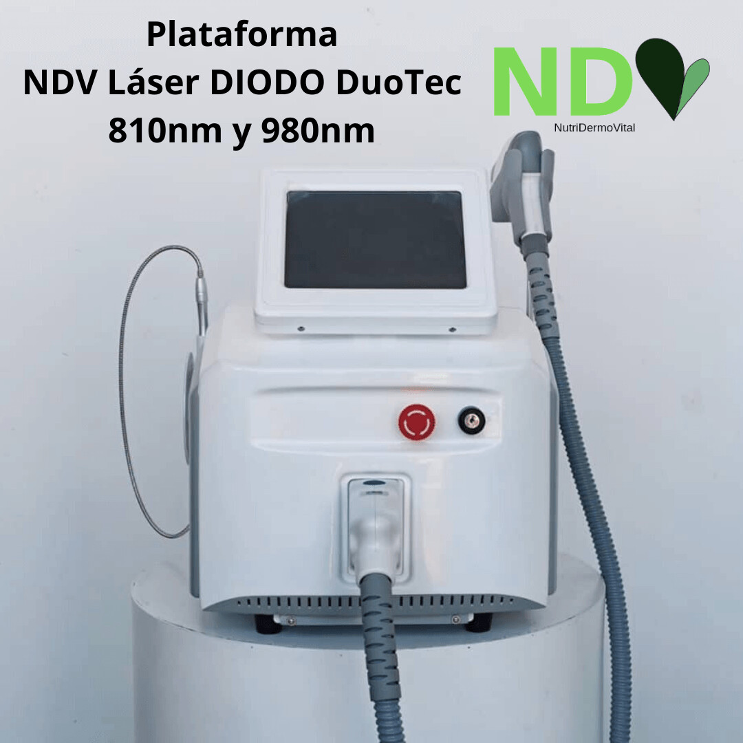Plataforma de NDV Láser DIODO DuoTec 810nm y 980nm