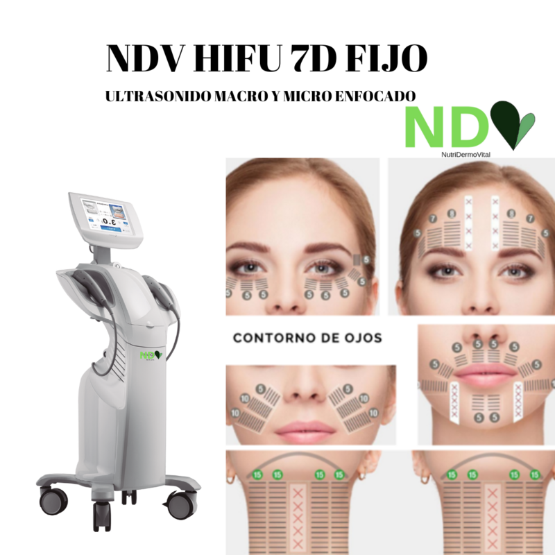NDV HIFU 7D FIJO  (Ultrasonido Macro y Micro Enfocado)