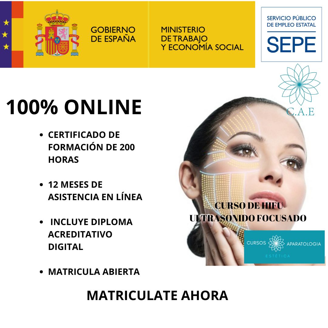 Curso Online de Ultrasonido Focusado (HIFU) + CERTIFICACIÓN Curso Online de Ultrasonido Focusado (HIFU) + CERTIFICACIÓN