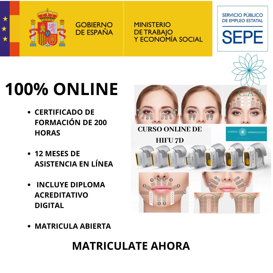 Curso Online de HIFU 7D Macro y Micro Enfocado + CERTIFICACIÓN Curso Online de HIFU 7D Macro y Micro Enfocado + CERTIFICACIÓN
