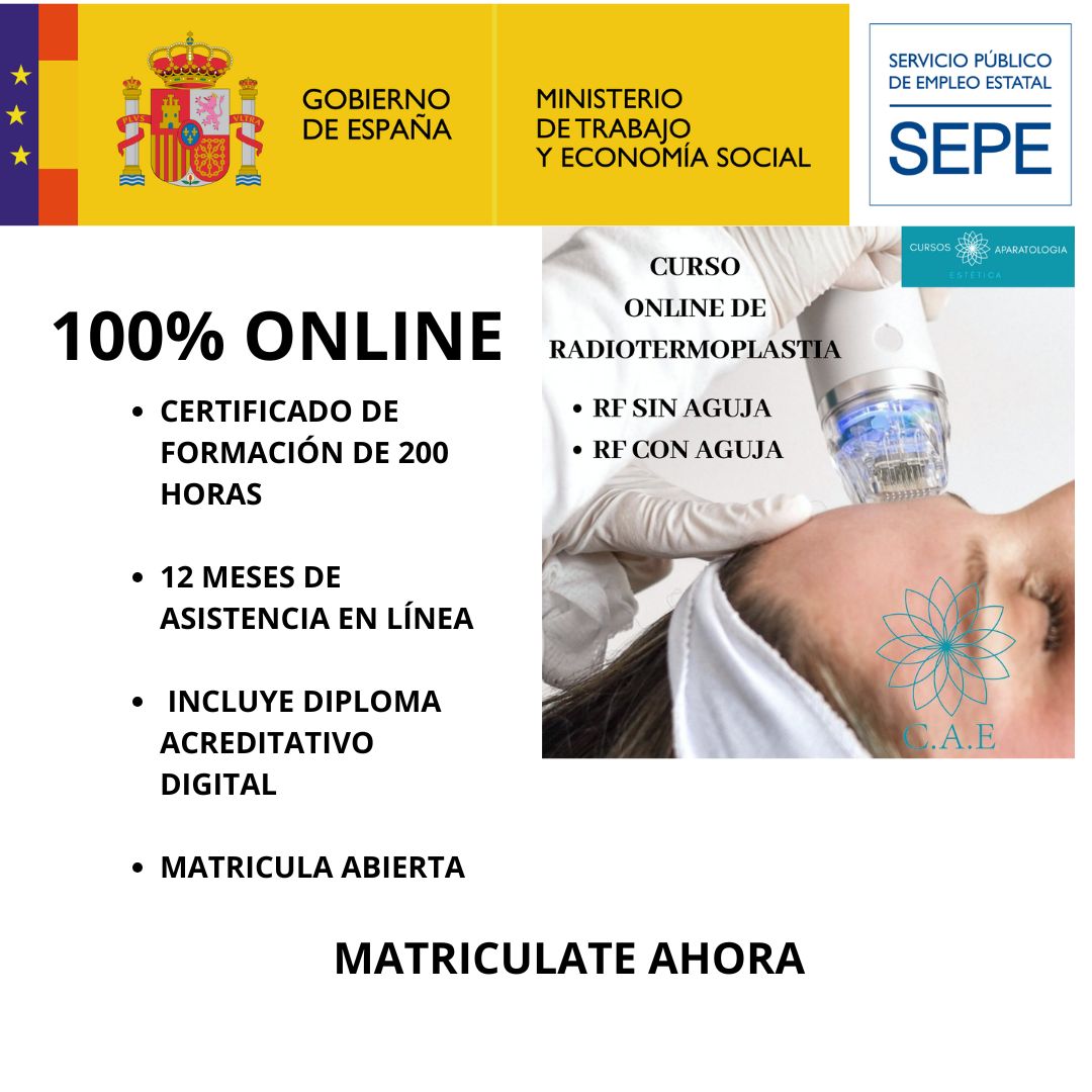 Curso Online de RF Fraccionada ( Radiotermoplastia )+ CERTIFICACIÓN