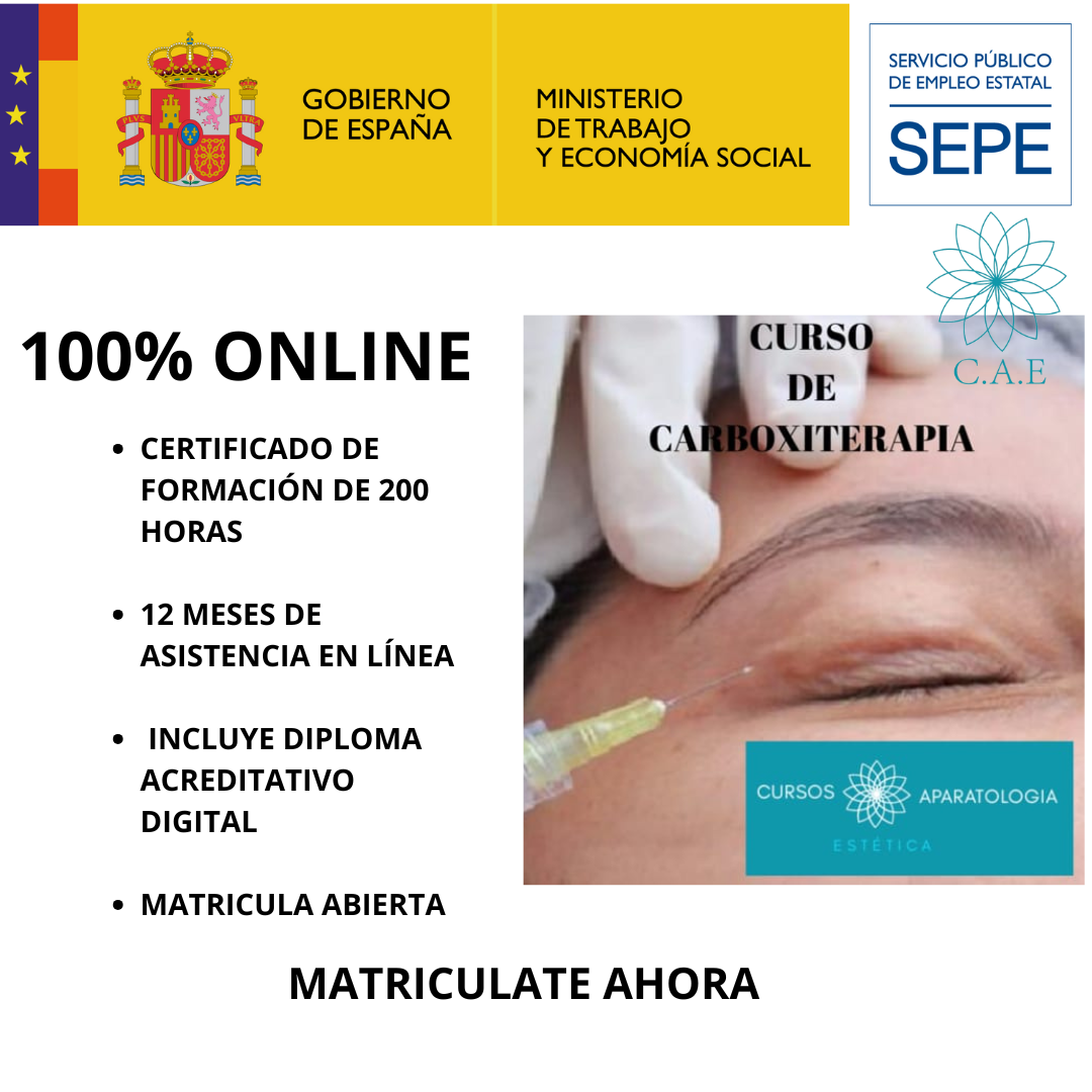 Curso Online de Carboxiterapia + CERTIFICACIÓN