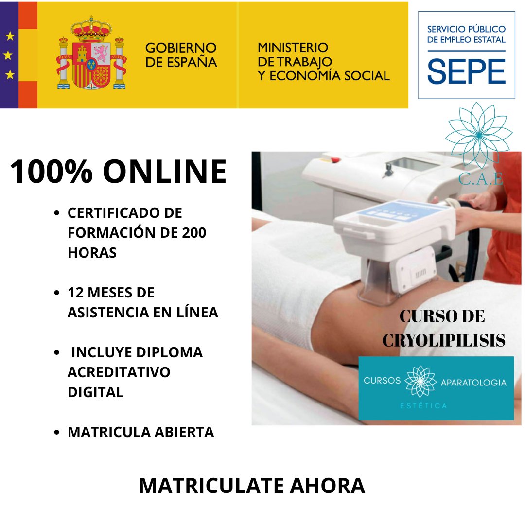 Curso Online de Cryolipolisis + CERTIFICACIÓN