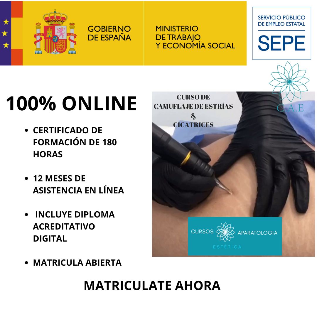 Cursos Online Camuflaje de estrías, cicatrices y BB-Glow + CERTIFICACIÓN Cursos Online Camuflaje de estrías, cicatrices y BB-Glow + CERTIFICACIÓN