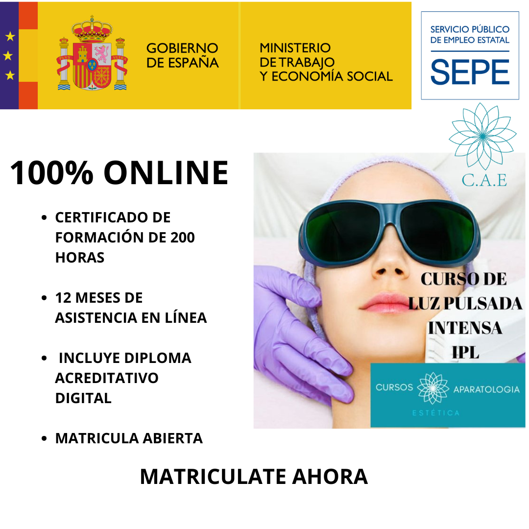 Curso Online de IPL , OPT y DPL + CERTIFICACIÓN