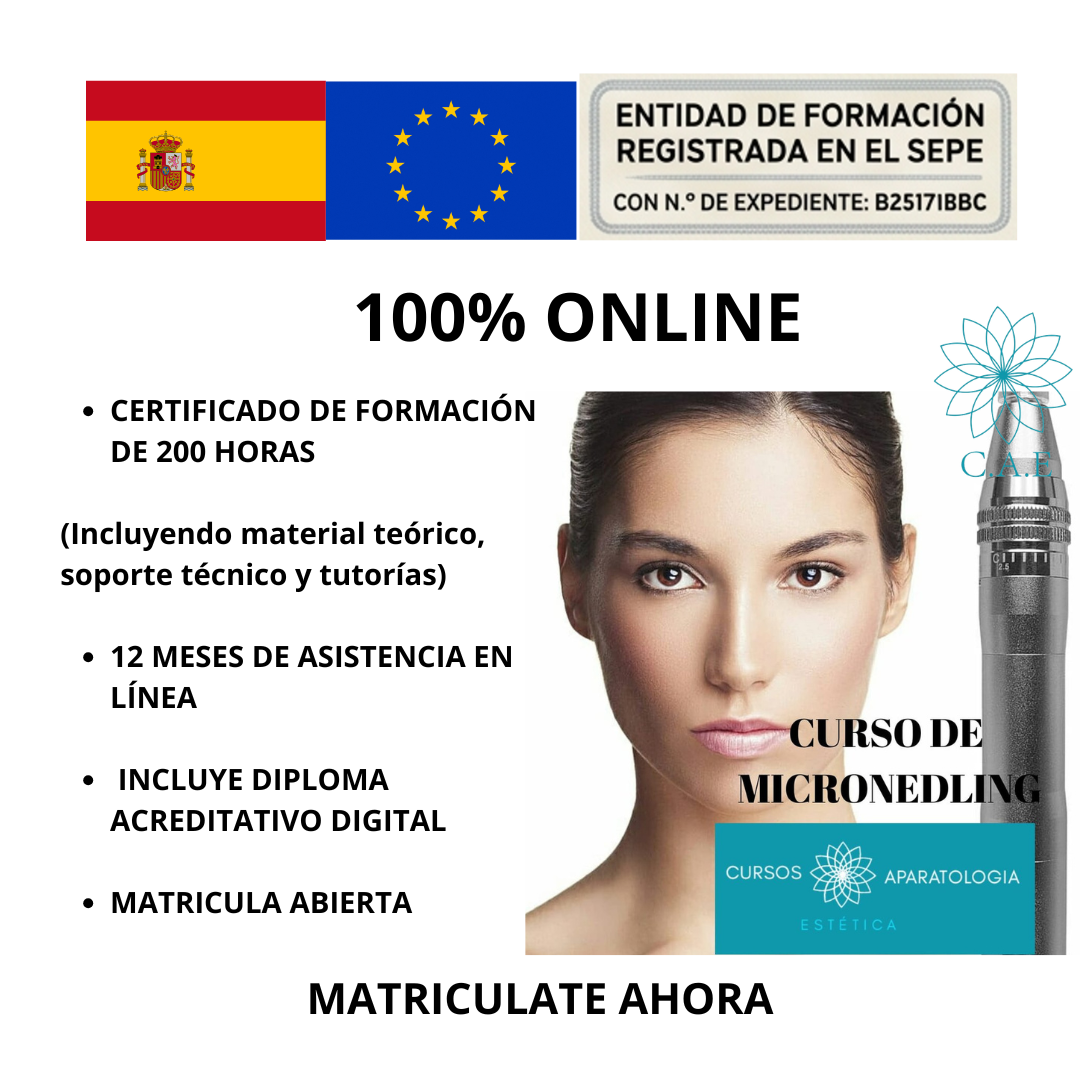 Curso Online de Microneedling (DermaPen) + CERTIFICACIÓN