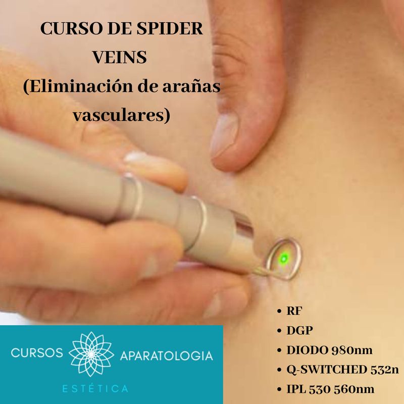 Curso Online Spider Veins ( Eliminación de Arañas Vasculares) + CERTIFICACIÓN
