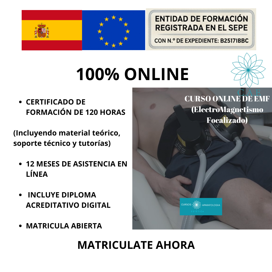 CURSO ONLINE  DE EMF (Electromagnetismo Focalizado de alta intensidad)  + CERTIFICACIÓN
