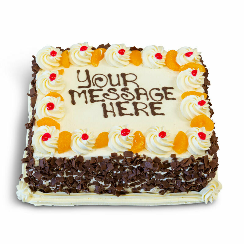 Fresh Cream Mandarin &amp; Chocolate 10&quot; x 8&quot;