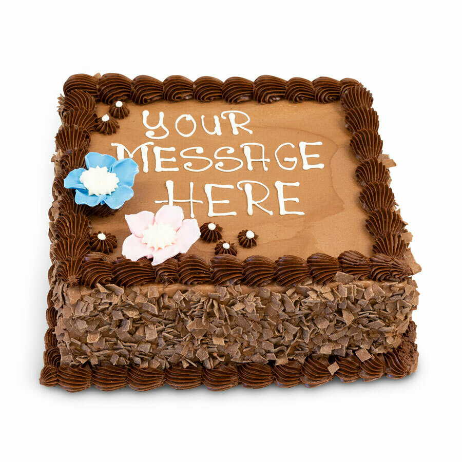 Buttercream &amp; Chocolate Sponge 10" x 8"