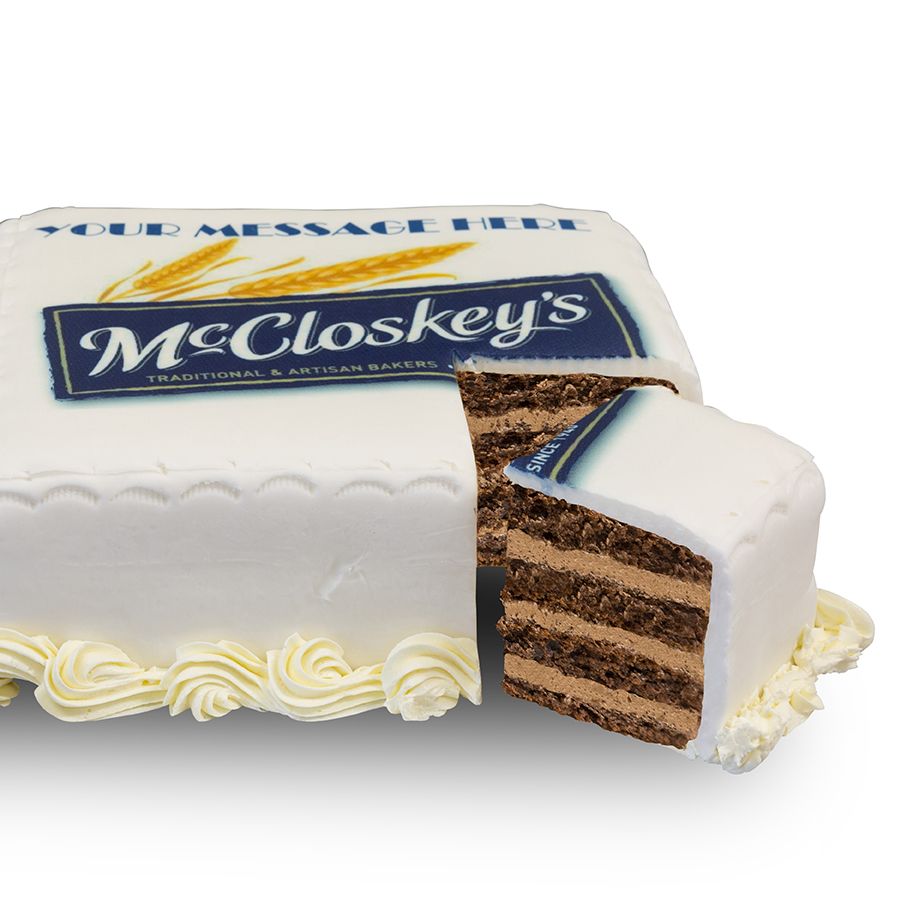 Photo Regal Ice Chocolate Sponge &amp; Buttercream Cake 10&quot; x 8&quot; Rectangle