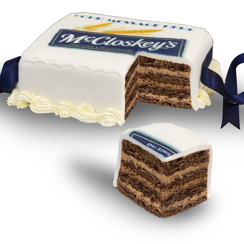 Photo Regal Ice Chocolate Sponge &amp; Buttercream Cake 10&quot; x16&quot; Rectangle