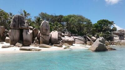 LA DIGUE: Coco - Sister (with BBQ) - Felicite , Snorkeling (Full Day Tour ), Simplicity Charter - Shamyl Pascal, PRICE 120€,Deposit: