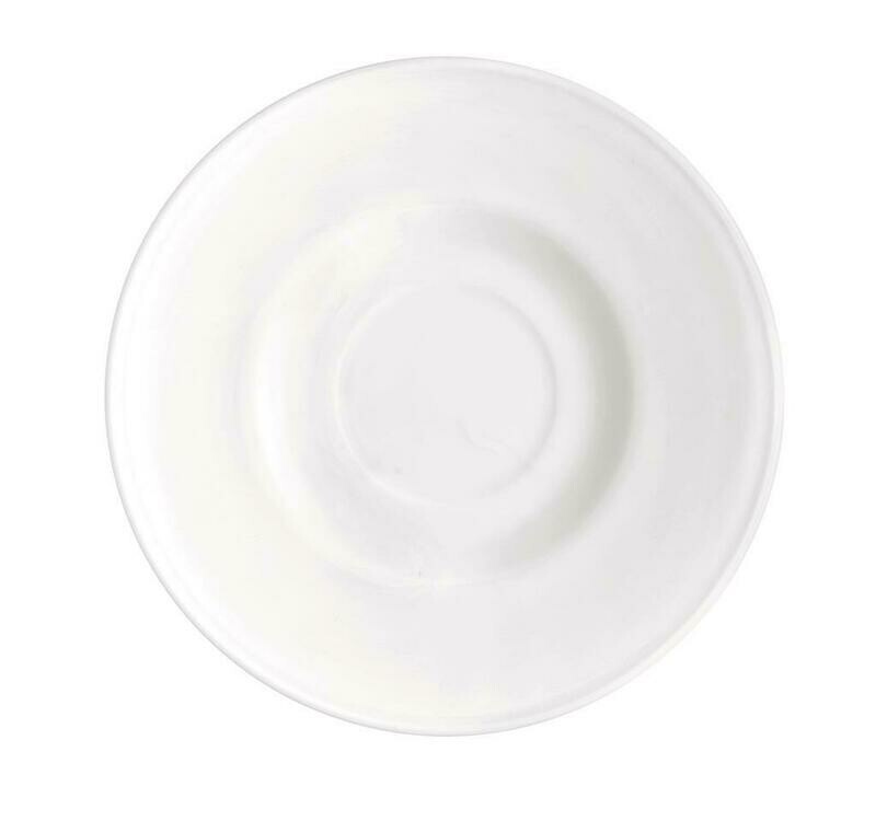 Bormioli Rocco - Piatto Tazza Cappuccino 145 mm Bianco Icon White