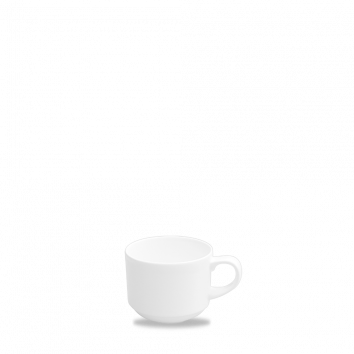 Churchill - Tazzina caffè impilabile 8,3 cl White