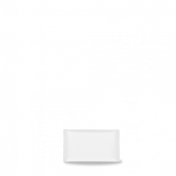 Churchill - Vassoio Buffet rettangolare in melamina 17x10 cm Bianco