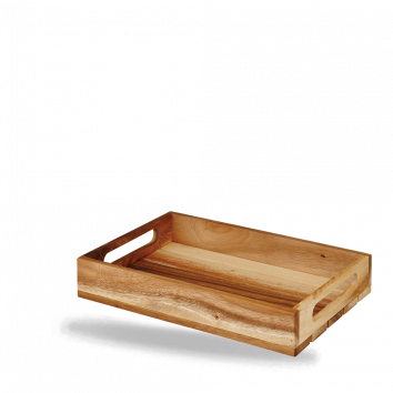 Churchill - Vassoio con manici 30 x 20 x 4,8 cm Buffetscape Wood