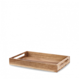 Churchill - Vassoio con manici 39,7 x 25,8 x 5 cm Buffetscape Wood