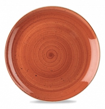 ​ Churchill​ - Teller flach 32,4 cm Spiced Orange Stonecast