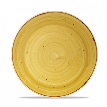 ​Churchill ​- Teller flach 21,7 cm Mustard Seed Yellow Stonecast