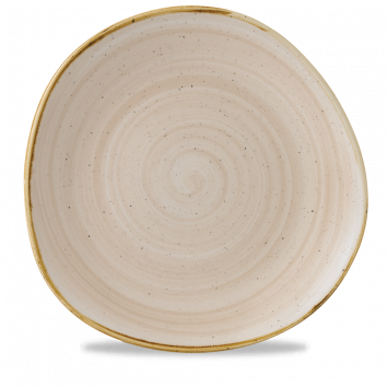 Churchill - Unregelmäßiger Flacher Teller 28,6 cm Nutmeg Cream Stonecast