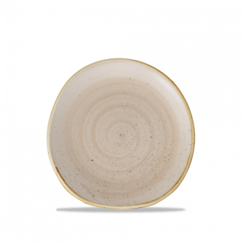 ​Churchill ​- Piatto piano irregolare 18,6 cm Nutmeg Cream Stonecast