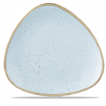 Churchill ​- Piatto piano triangolare 31,1 cm Duck Egg Blue Stonecast