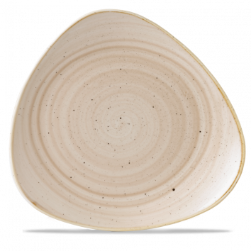 Churchill - Dreieckiger Teller 31,1 cm Nutmeg Cream Stonecast