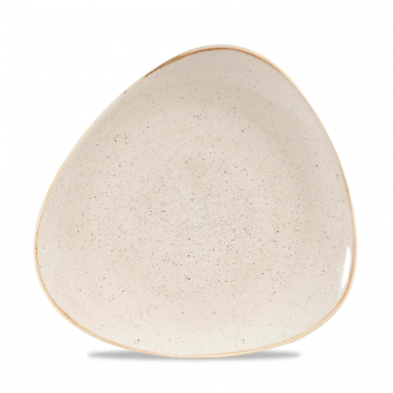Churchill ​- Piatto triangolare 26,5 cm Nutmeg Cream Stonecast