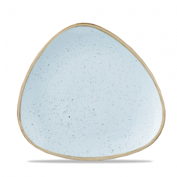 Churchill - Dreieckiger Flacher Teller 22,9 cm Duck Egg Blue Stonecast