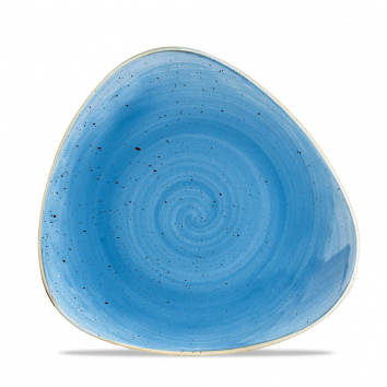 Churchill ​- Stonecast - Piatto Piano Triangolare 22,90 cm Cornflower Blue