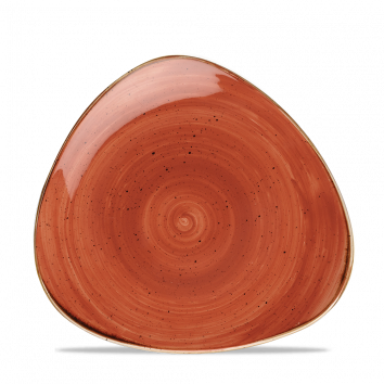 Churchill ​- Piatto triangolare 19,2 cm Spiced Orange Stonecast