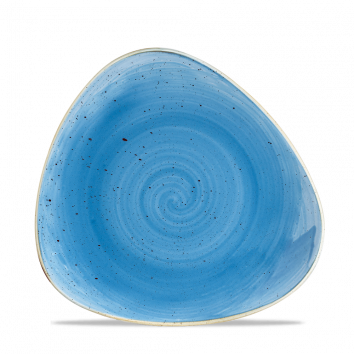 Churchill ​- Stonecast - Piatto Piano Triangolare 19,20 cm Cornflower Blue