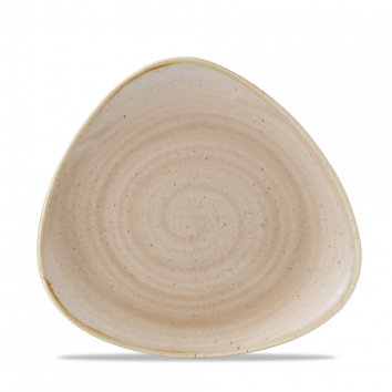 Churchill ​- Stonecast - Piatto Piano Triangolare 19,20 cm Nutmeg Cream