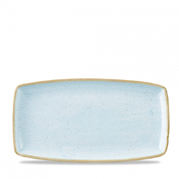 ​Churchill ​- Piatto oblungo 34,5 x 18,5 cm Duck Egg Blue Stonecast
