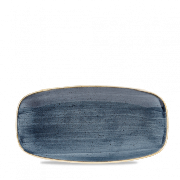 Churchill - Längliche Teller 35,5 x 18,9 cm Blueberry Stonecast