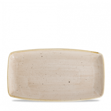 ​Churchill ​- Piatto oblungo 34,5 x 18,5 cm Nutmeg Cream Stonecast