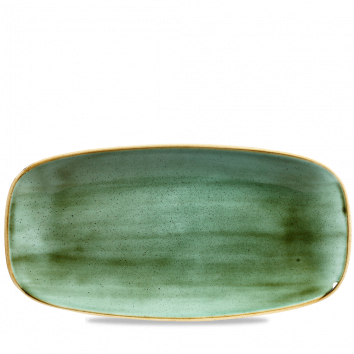 Churchill - Längliche Teller 29,8 x 15,3 cm Samphire Green Stonecast