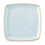 Churchill - Piatto piano quadrato 26,8 cm Duck Egg Blue