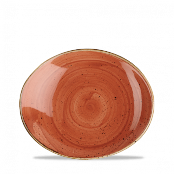 ​Churchill ​- Piatto ovale 19,2 x 16 cm Spiced Orange Stonecast