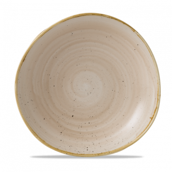 Churchill - Piatto fondo irregolare 25,3 cm Nutmeg Cream Stonecast