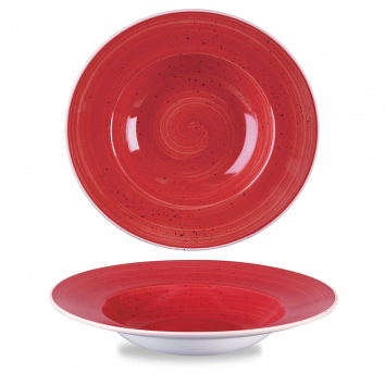 Churchill - Stonecast - Piatto Fondo con Falda 28,00 cm Berry Red