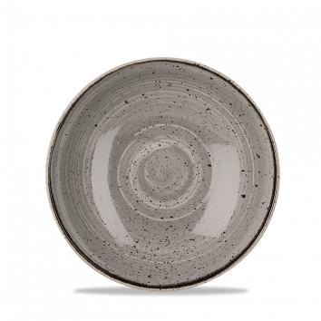 ​Churchill ​- Piatto fondo 18,2 cm Peppercorn Grey Stonecast